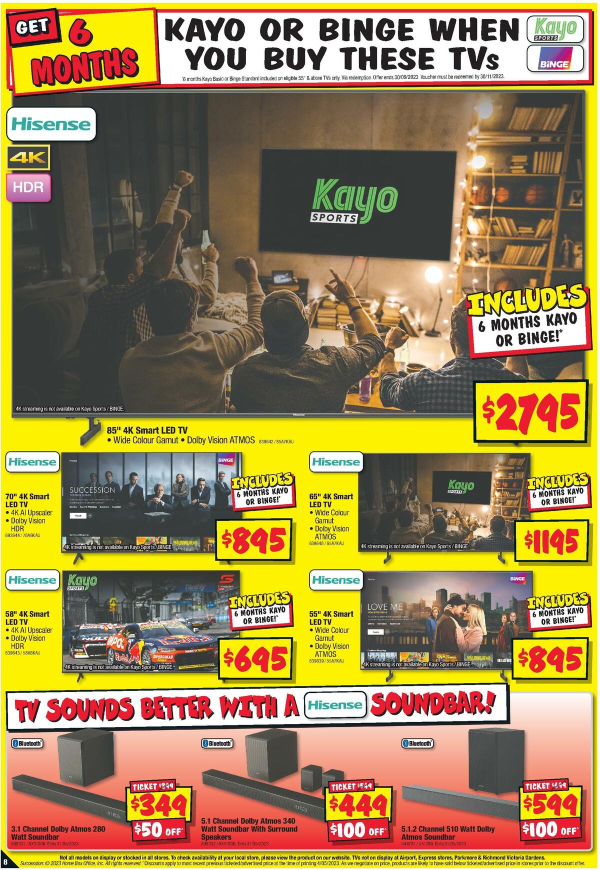 JB Hi-Fi Big Screen Bonanza Catalogues from 18 May
