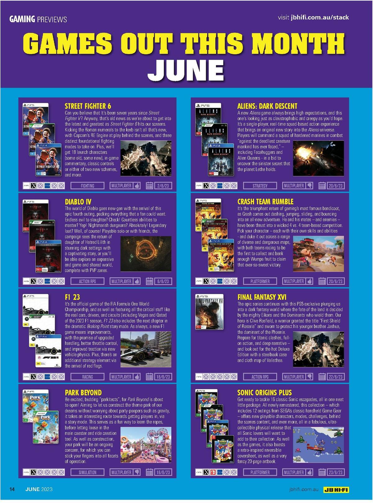 JB Hi-Fi Magazine June Catalogues from 1 June