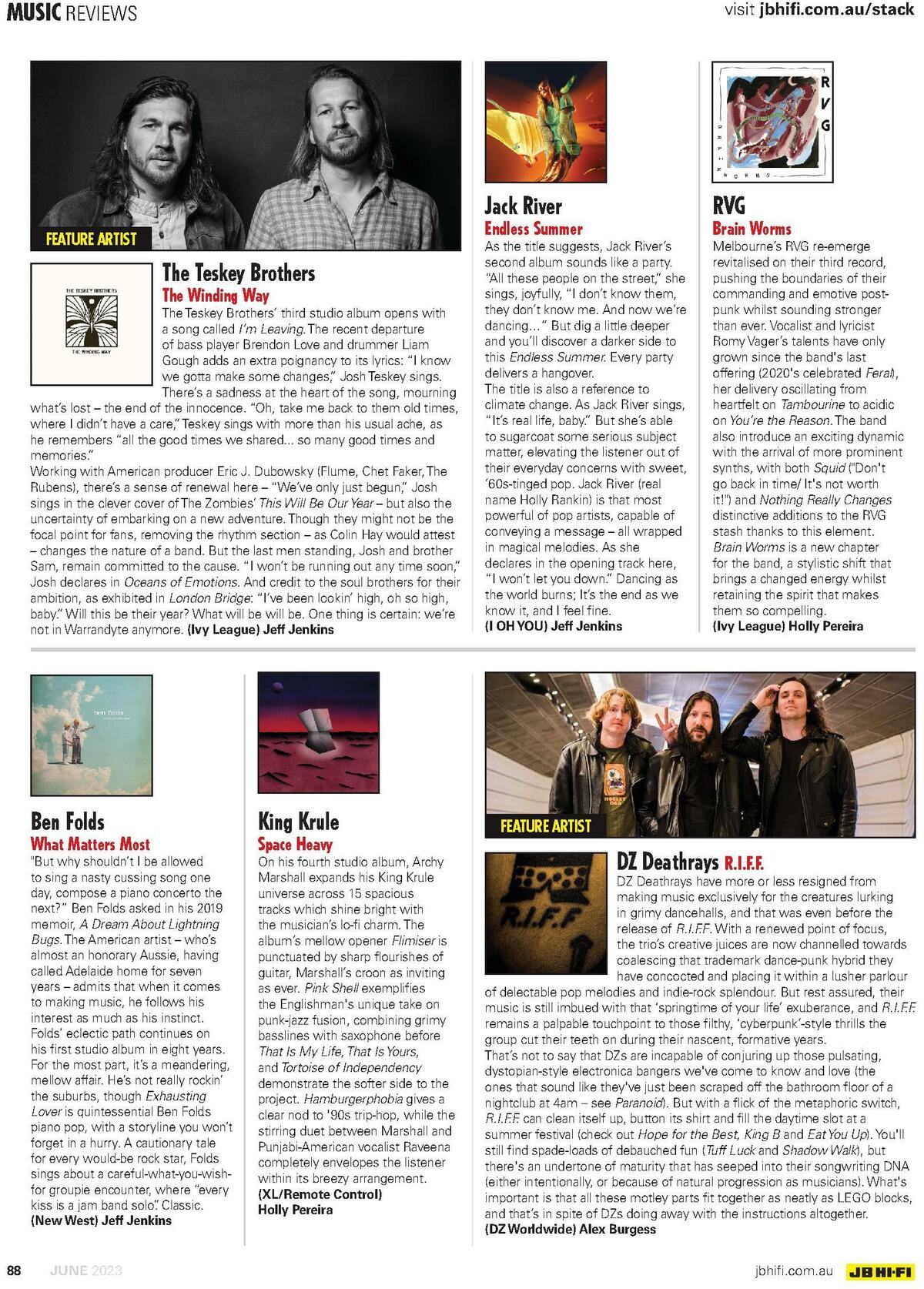 JB Hi-Fi Magazine June Catalogues from 1 June