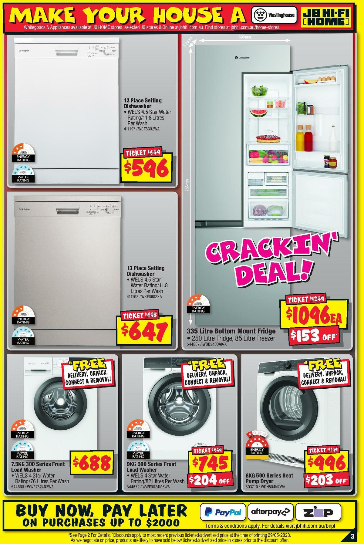 JB Hi-Fi Home Appliance Sellout Catalogues from 8 June