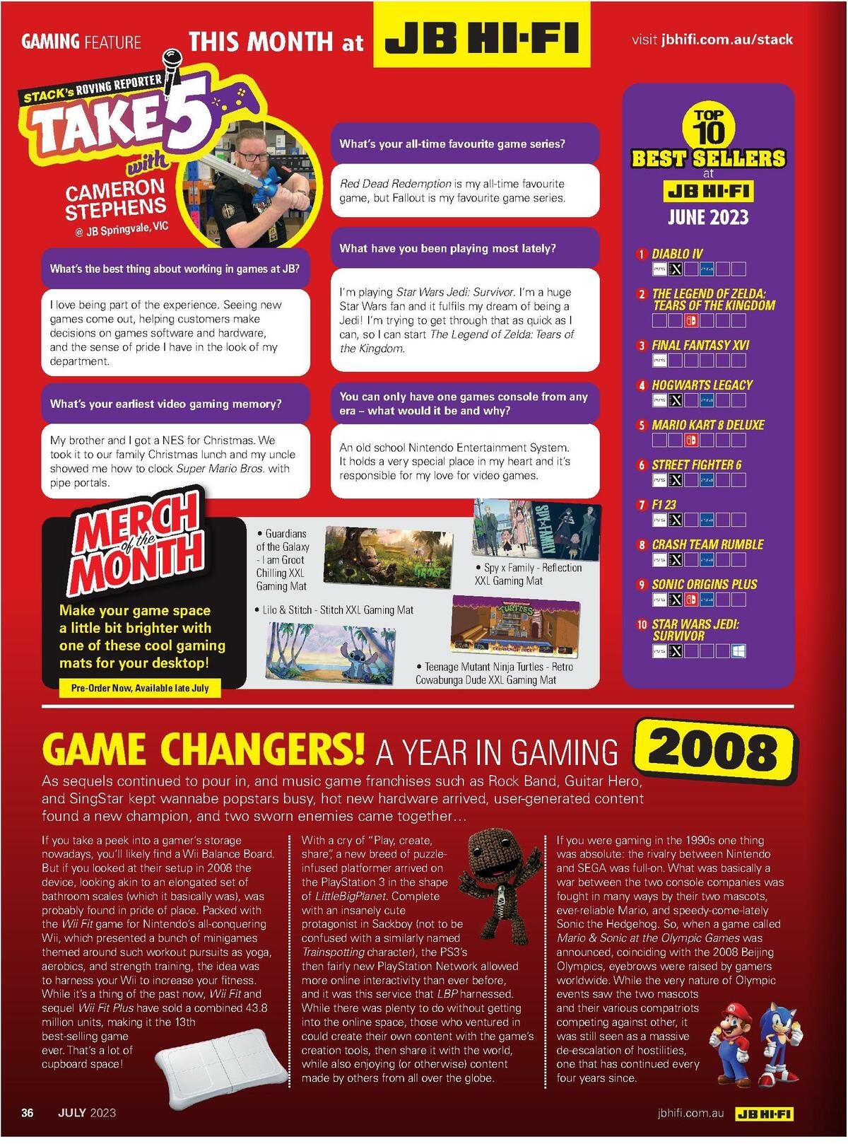 JB Hi-Fi Magazine July Catalogues from 1 July