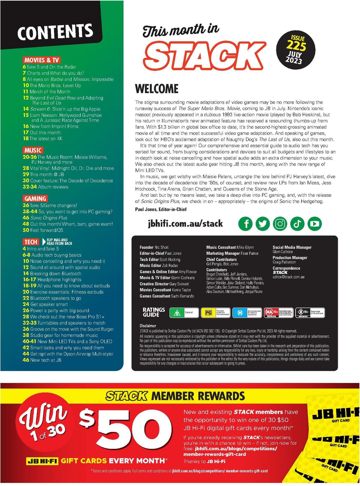 JB Hi-Fi Magazine July Catalogues from 1 July