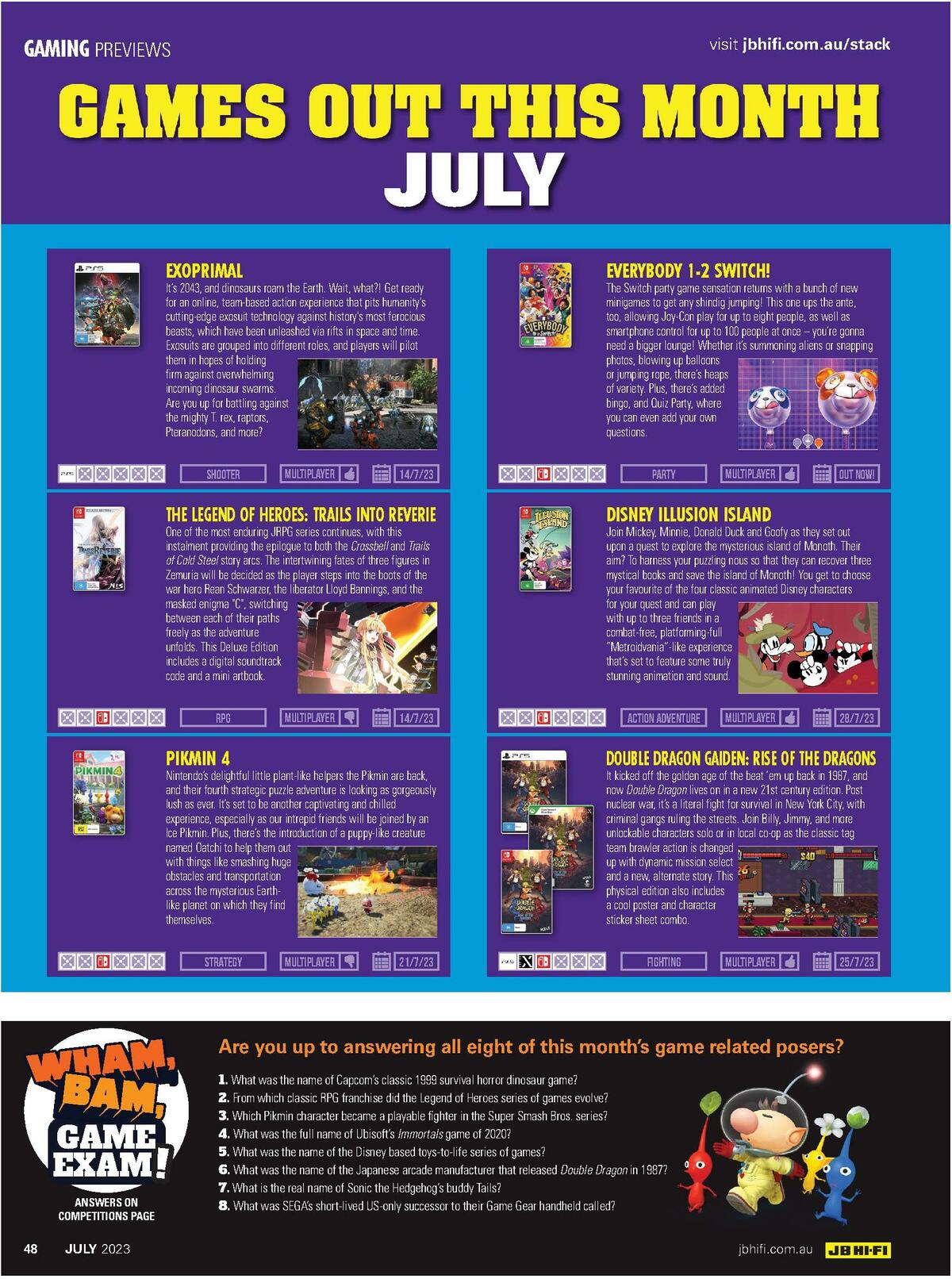 JB Hi-Fi Magazine July Catalogues from 1 July