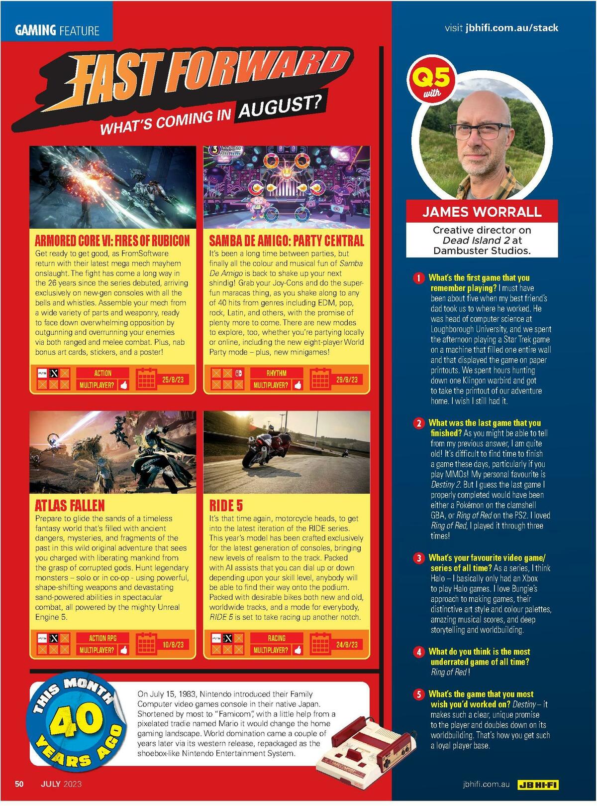 JB Hi-Fi Magazine July Catalogues from 1 July