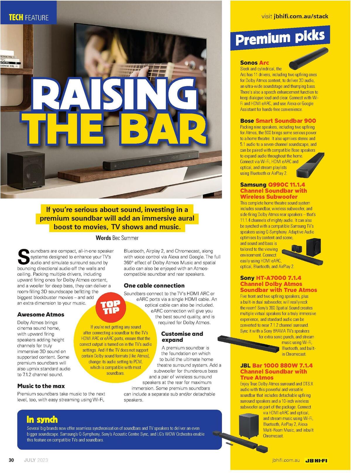 JB Hi-Fi Magazine July Catalogues from 1 July