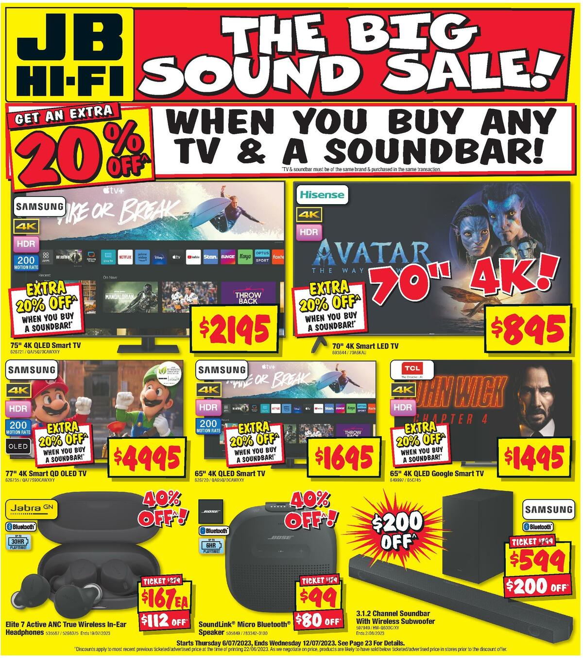JB Hi-Fi Catalogues from 6 July