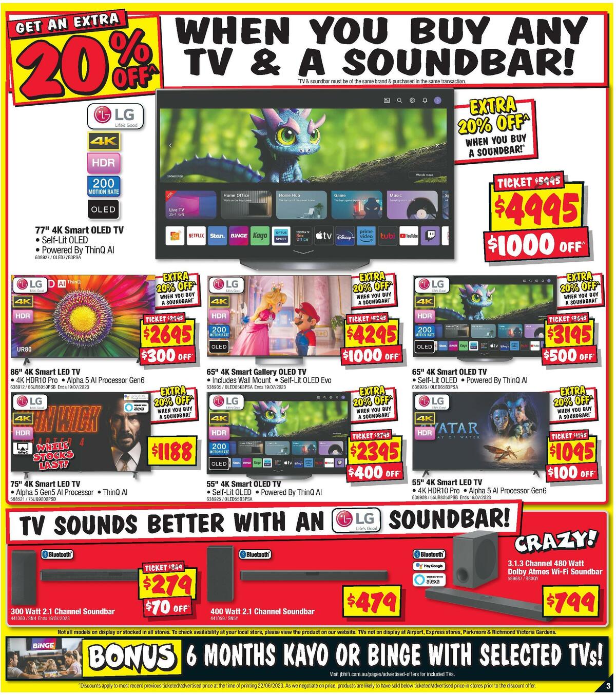 JB Hi-Fi Catalogues from 6 July