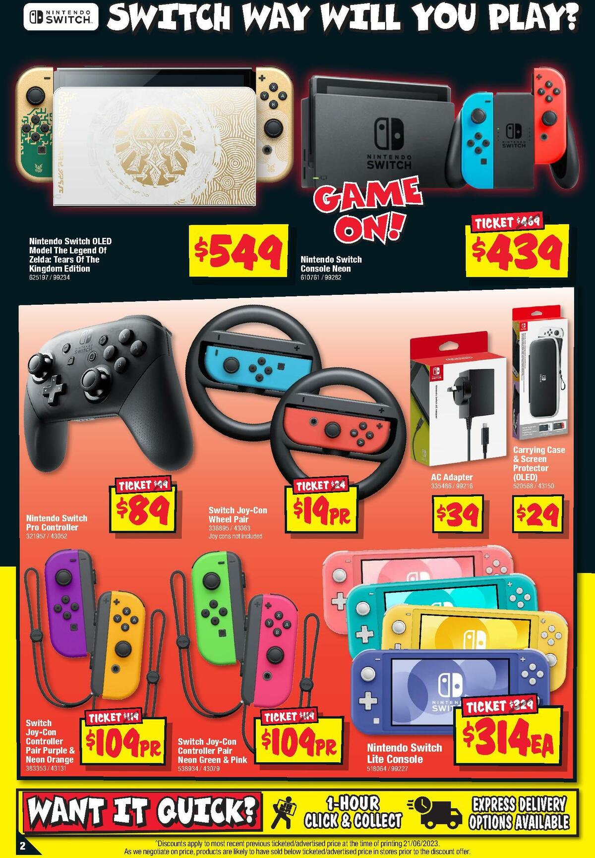 JB Hi-Fi Power up with Nintendo Catalogues from 6 July