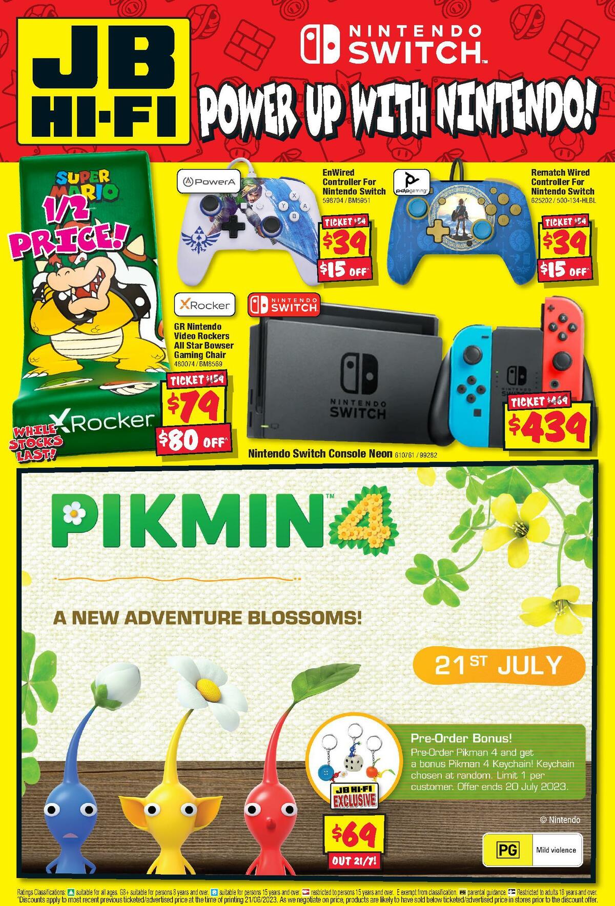 JB Hi-Fi Power up with Nintendo Catalogues from 6 July