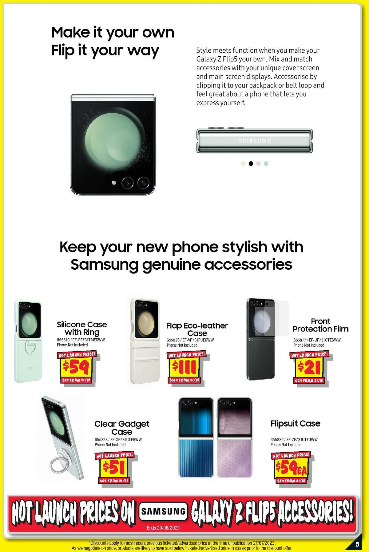 JB Hi-Fi Samsung Galaxy Catalogues from 26 July