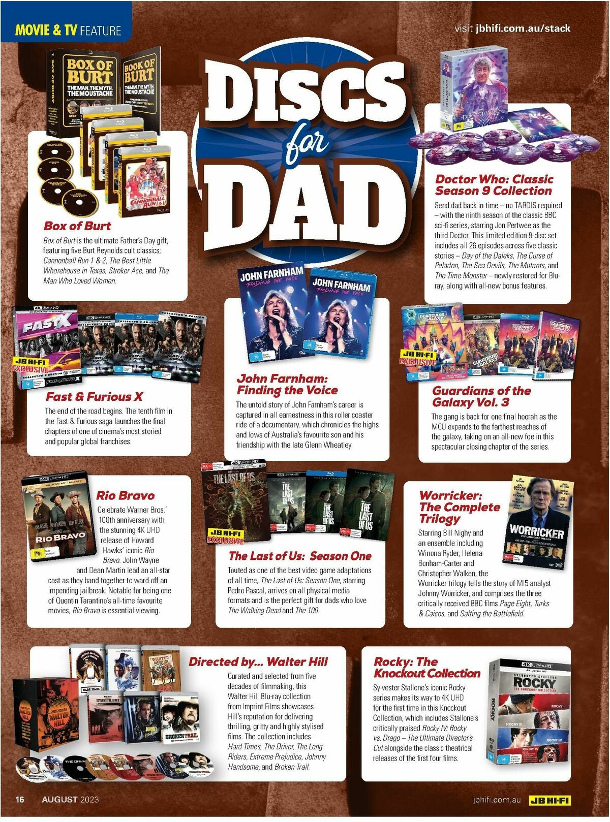 JB Hi-Fi Magazine August Catalogues from 1 August