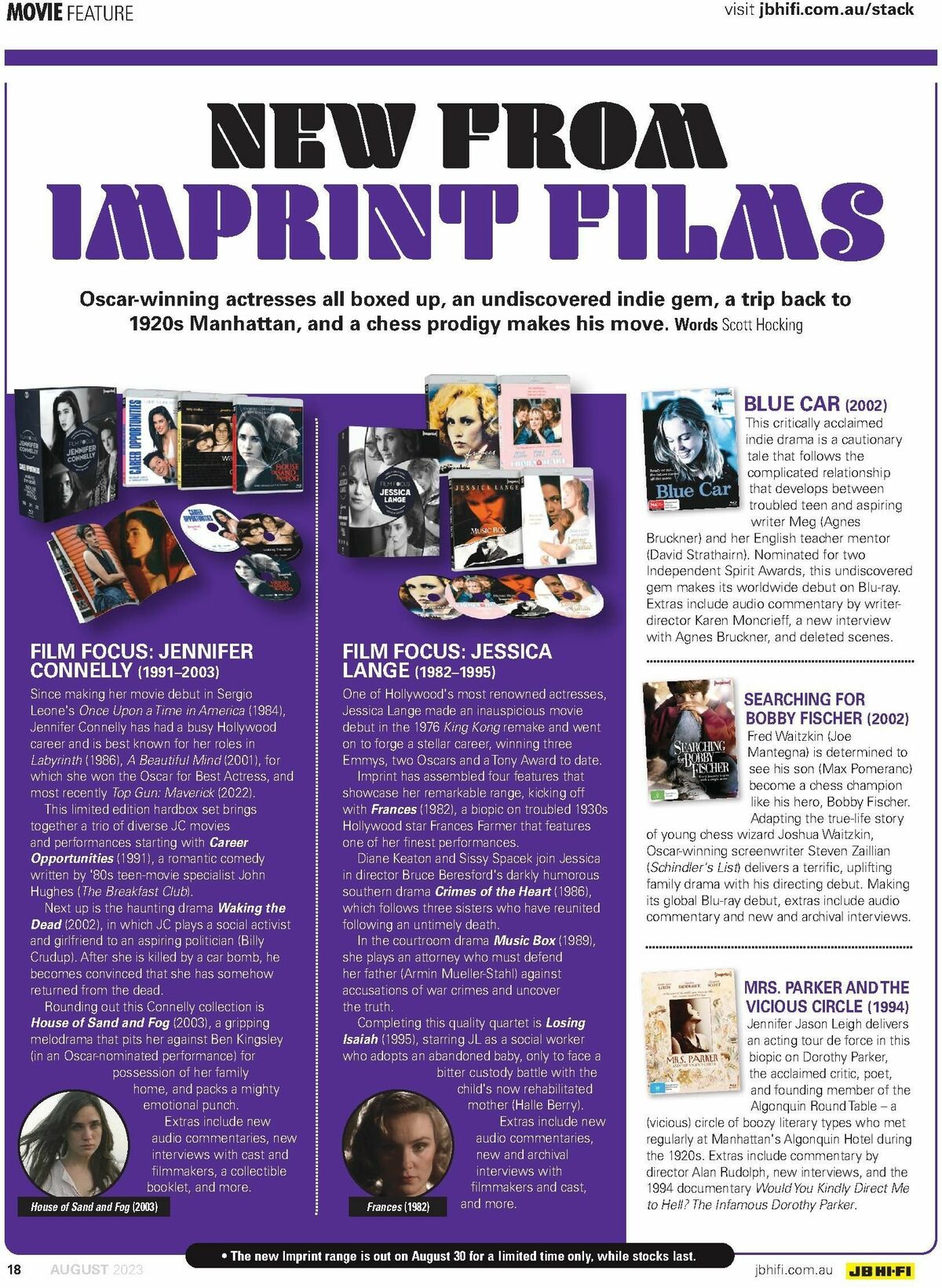 JB Hi-Fi Magazine August Catalogues from 1 August