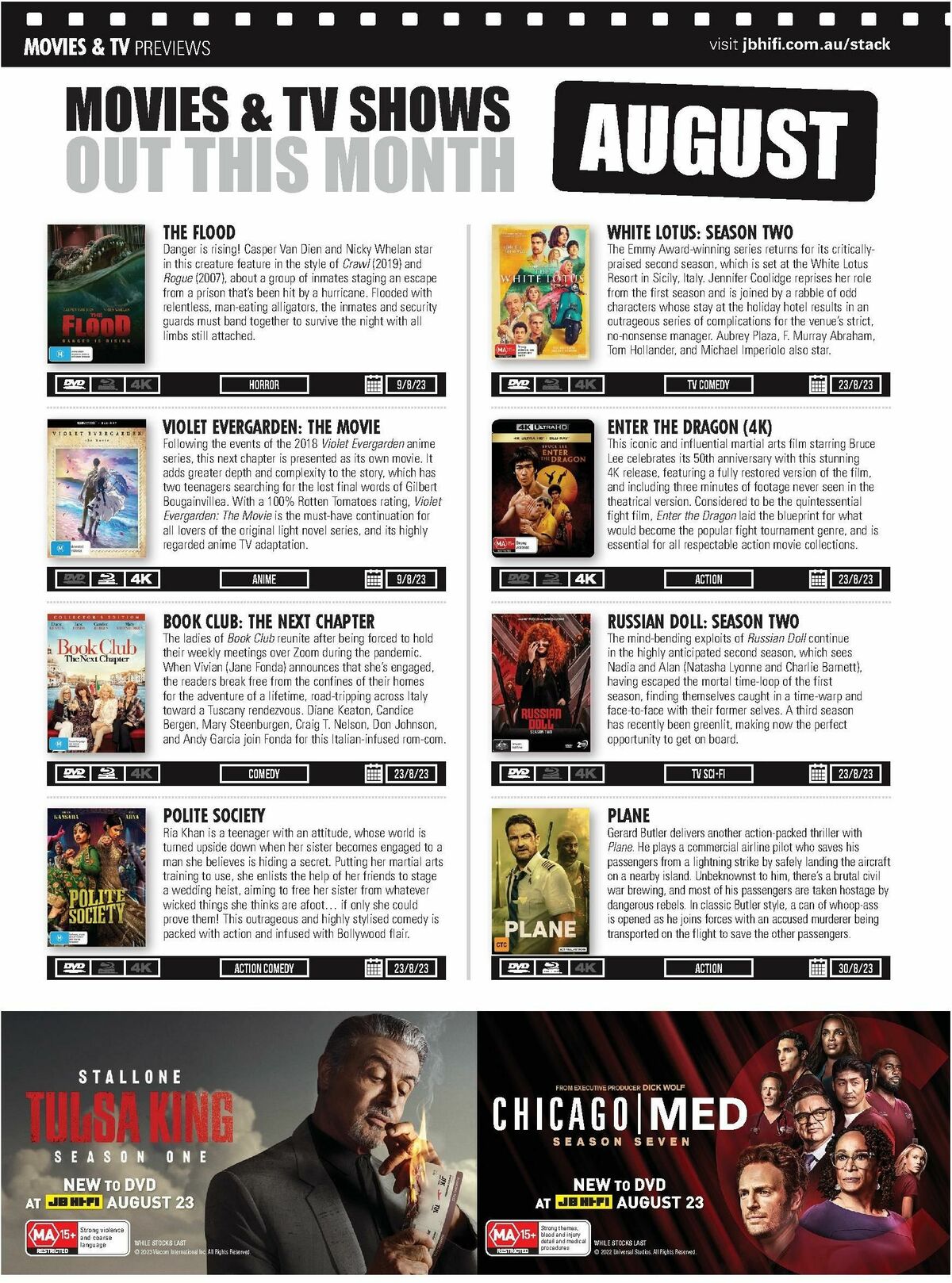 JB Hi-Fi Magazine August Catalogues from 1 August