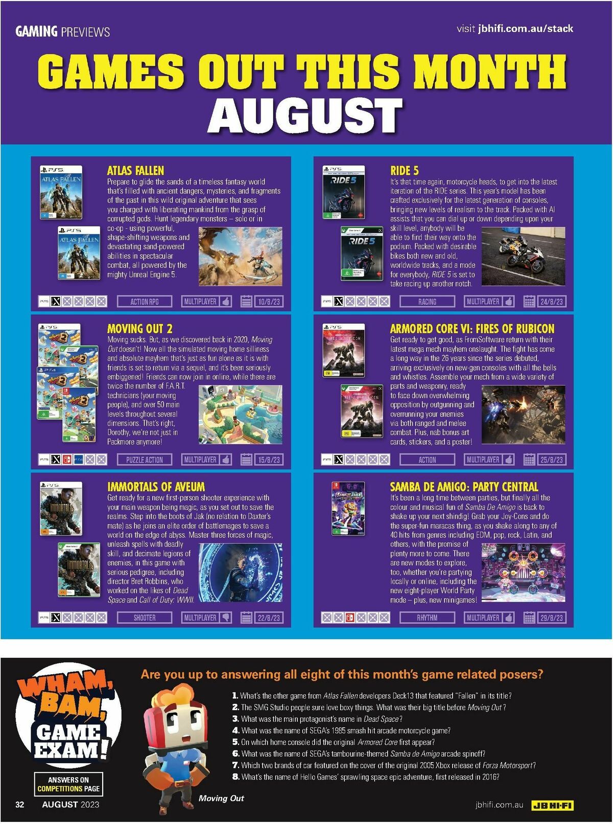 JB Hi-Fi Magazine August Catalogues from 1 August