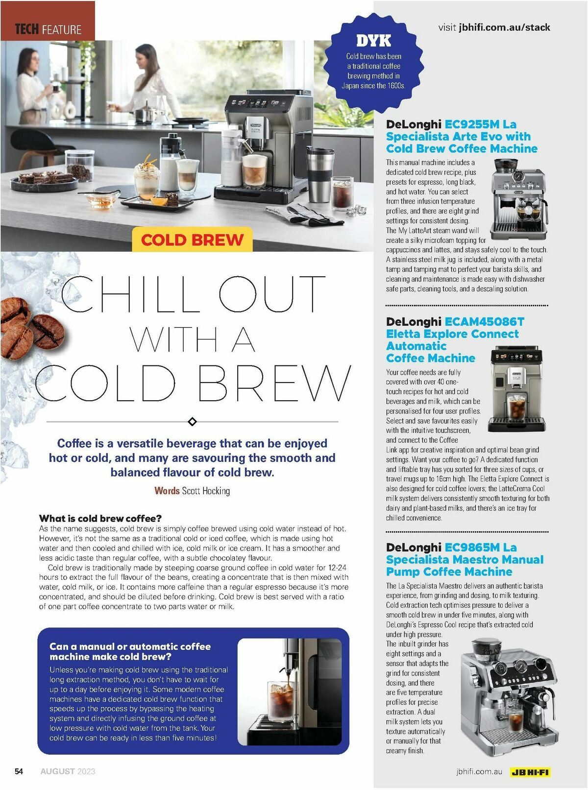 JB Hi-Fi Magazine August Catalogues from 1 August