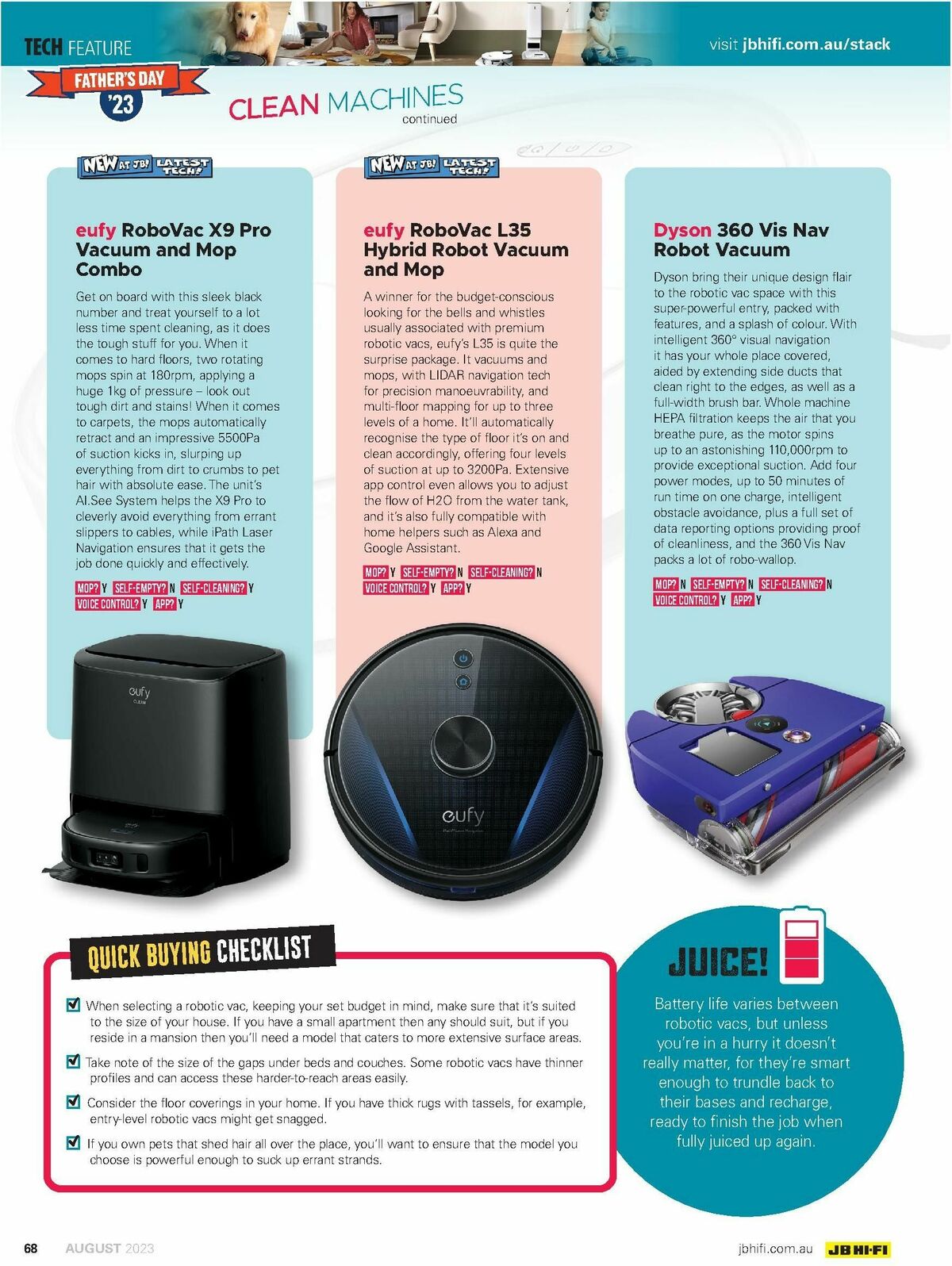 JB Hi-Fi Magazine August Catalogues from 1 August