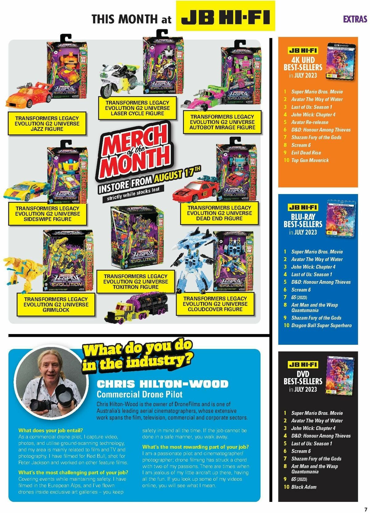 JB Hi-Fi Magazine August Catalogues from 1 August