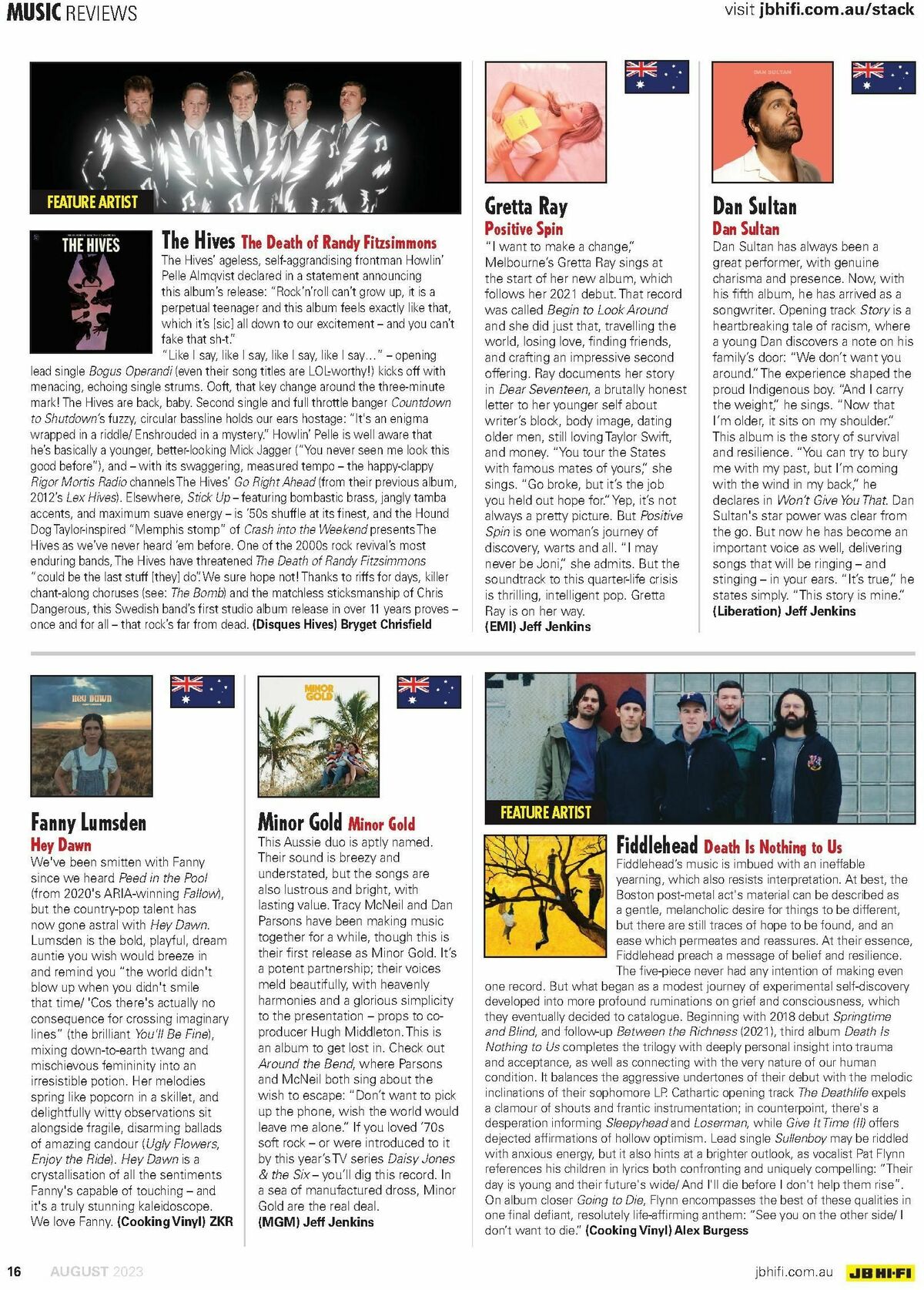 JB Hi-Fi Magazine August Catalogues from 1 August