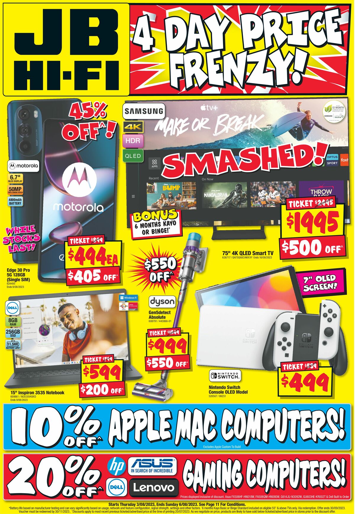 JB Hi-Fi Catalogues from 3 August