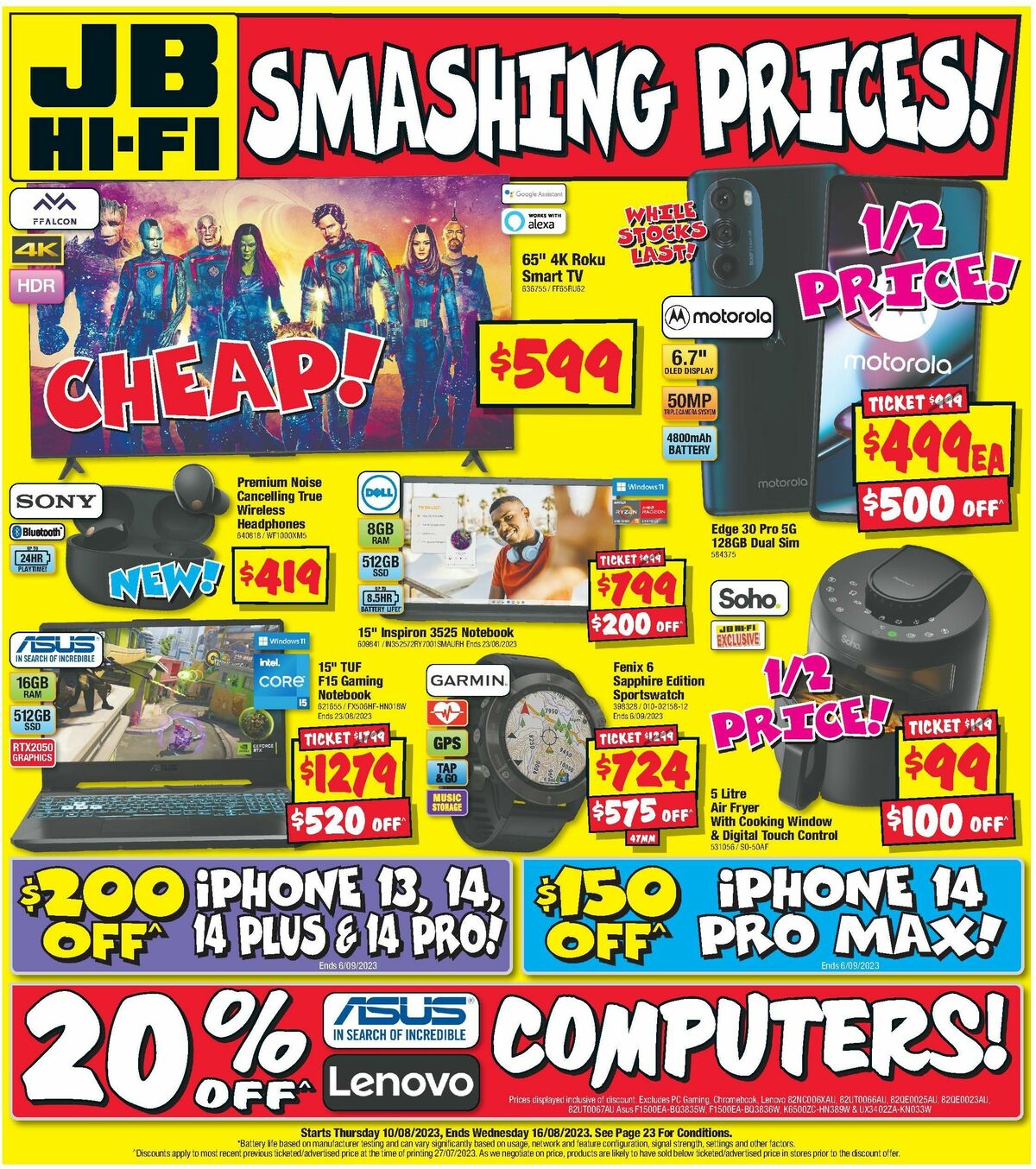 JB Hi-Fi Catalogues from 10 August