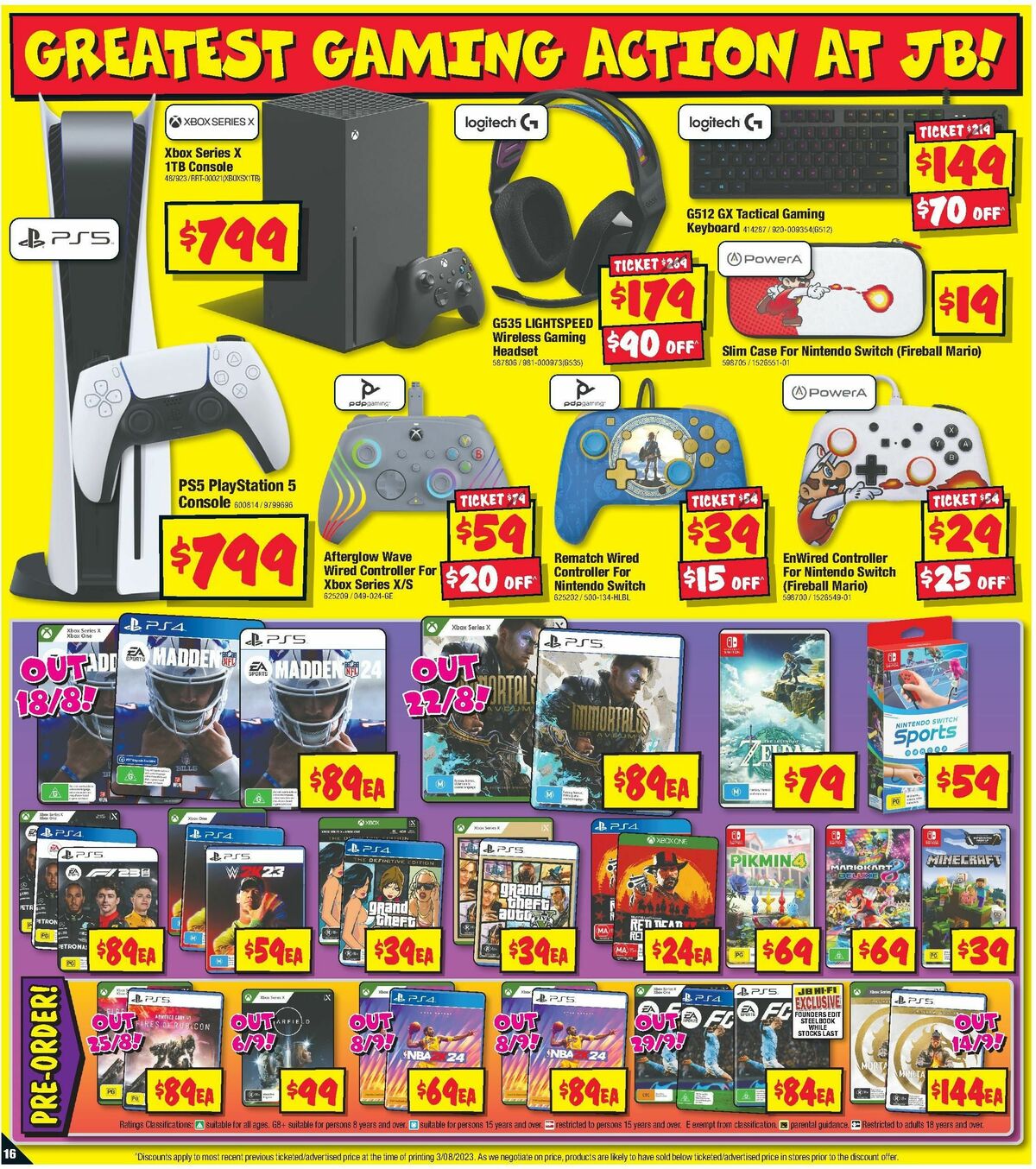 JB Hi-Fi Catalogues from 17 August