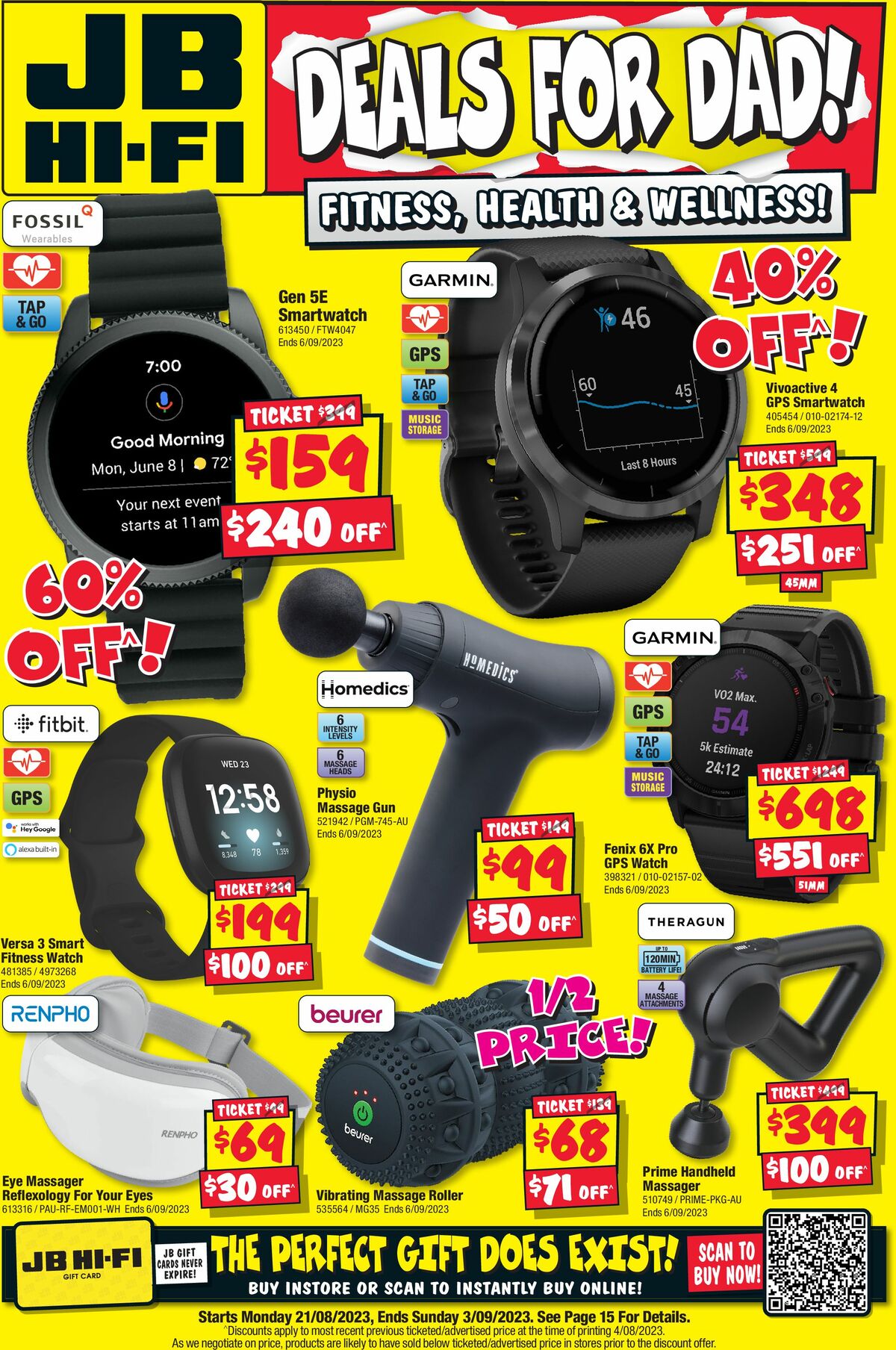 JB Hi-Fi Fitness Catalogues from 21 August