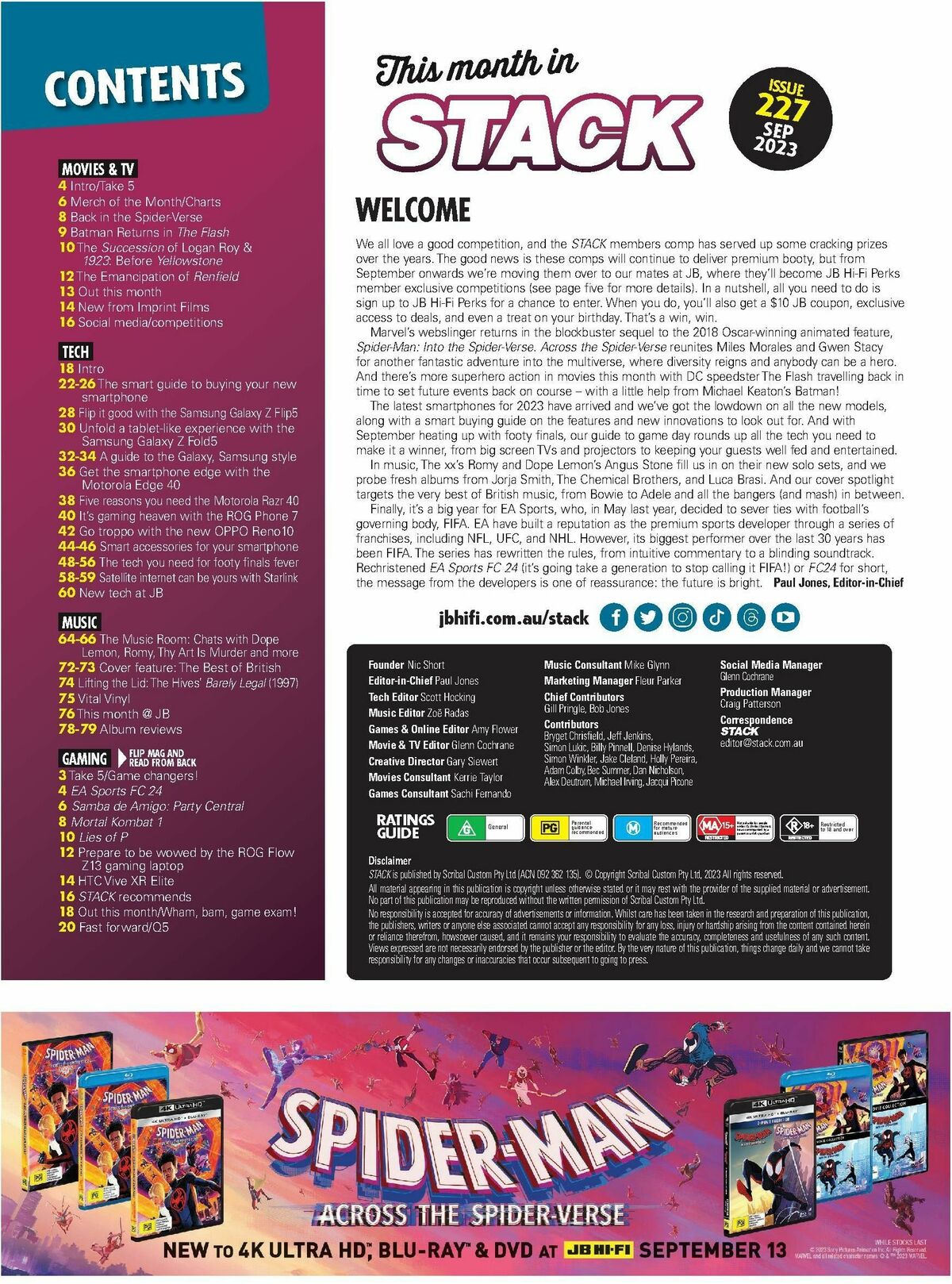 JB Hi-Fi Magazine September Catalogues from 1 September