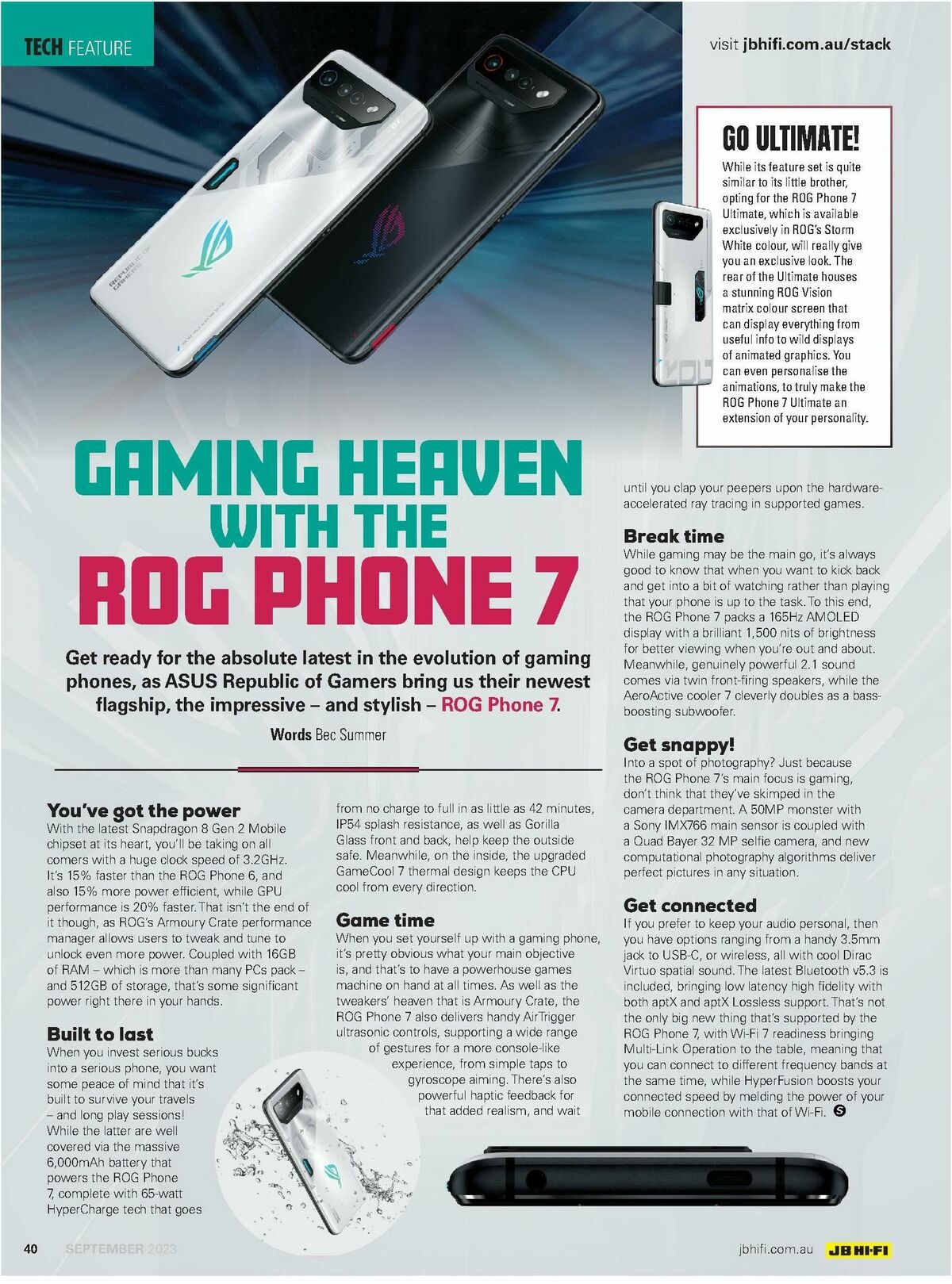 JB Hi-Fi Magazine September Catalogues from 1 September