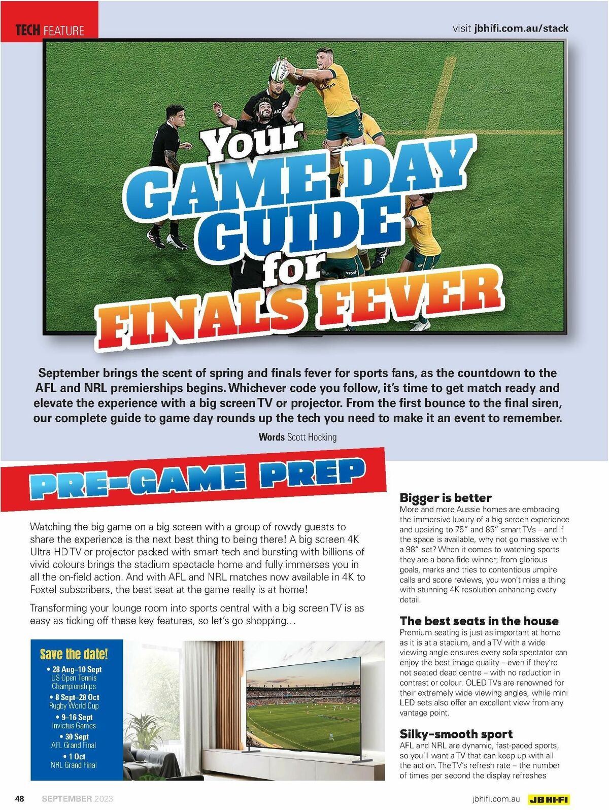 JB Hi-Fi Magazine September Catalogues from 1 September