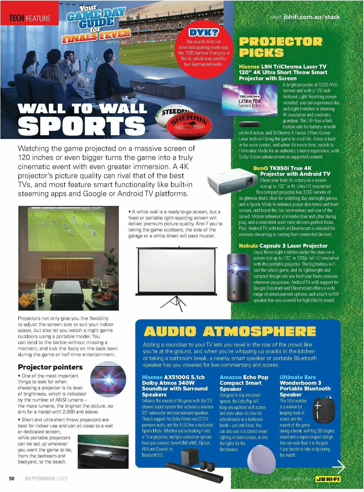 JB Hi-Fi Magazine September Catalogues from 1 September