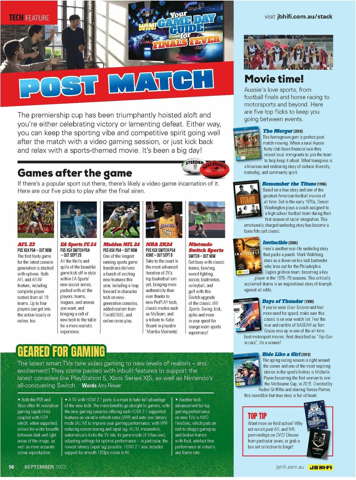 JB Hi-Fi Magazine September Catalogues from 1 September