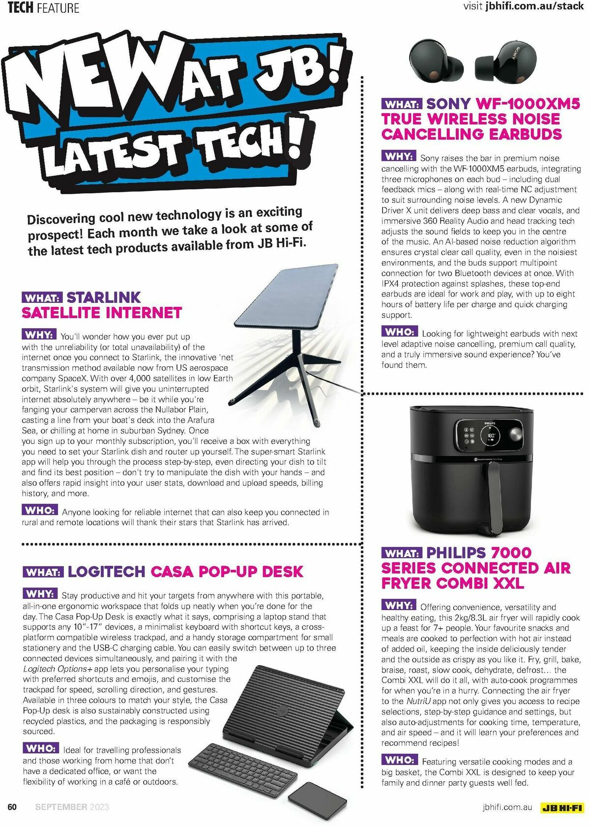 JB Hi-Fi Magazine September Catalogues from 1 September