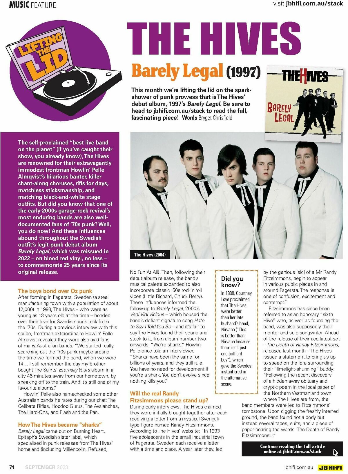 JB Hi-Fi Magazine September Catalogues from 1 September