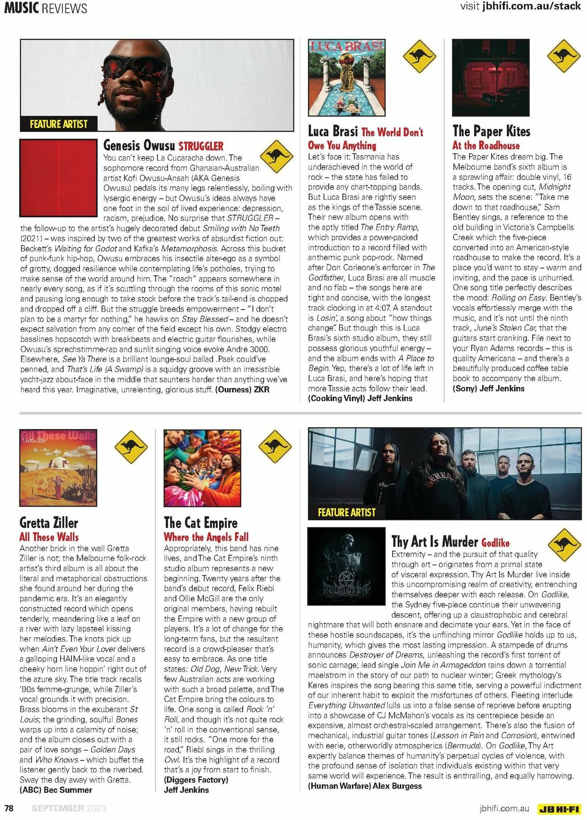 JB Hi-Fi Magazine September Catalogues from 1 September