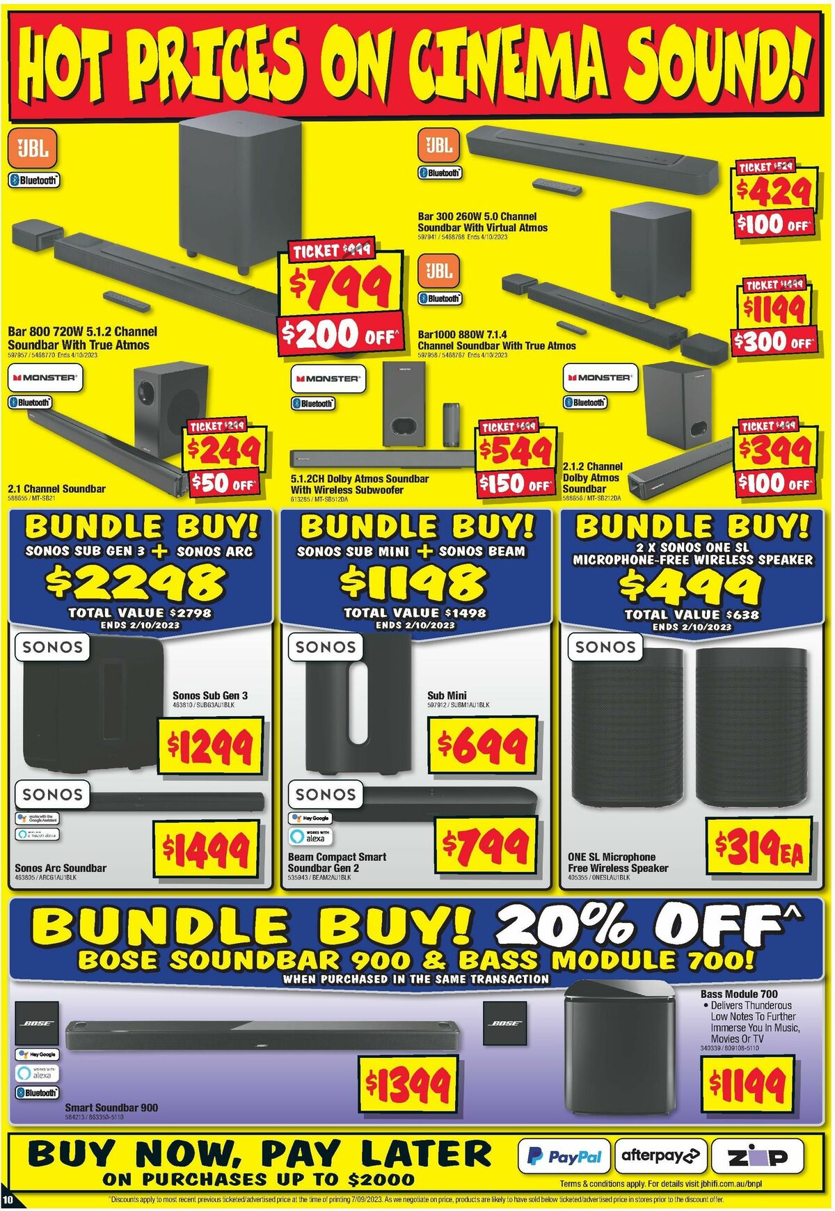 JB Hi-Fi Footy Finals Frenzy Catalogues from 21 September