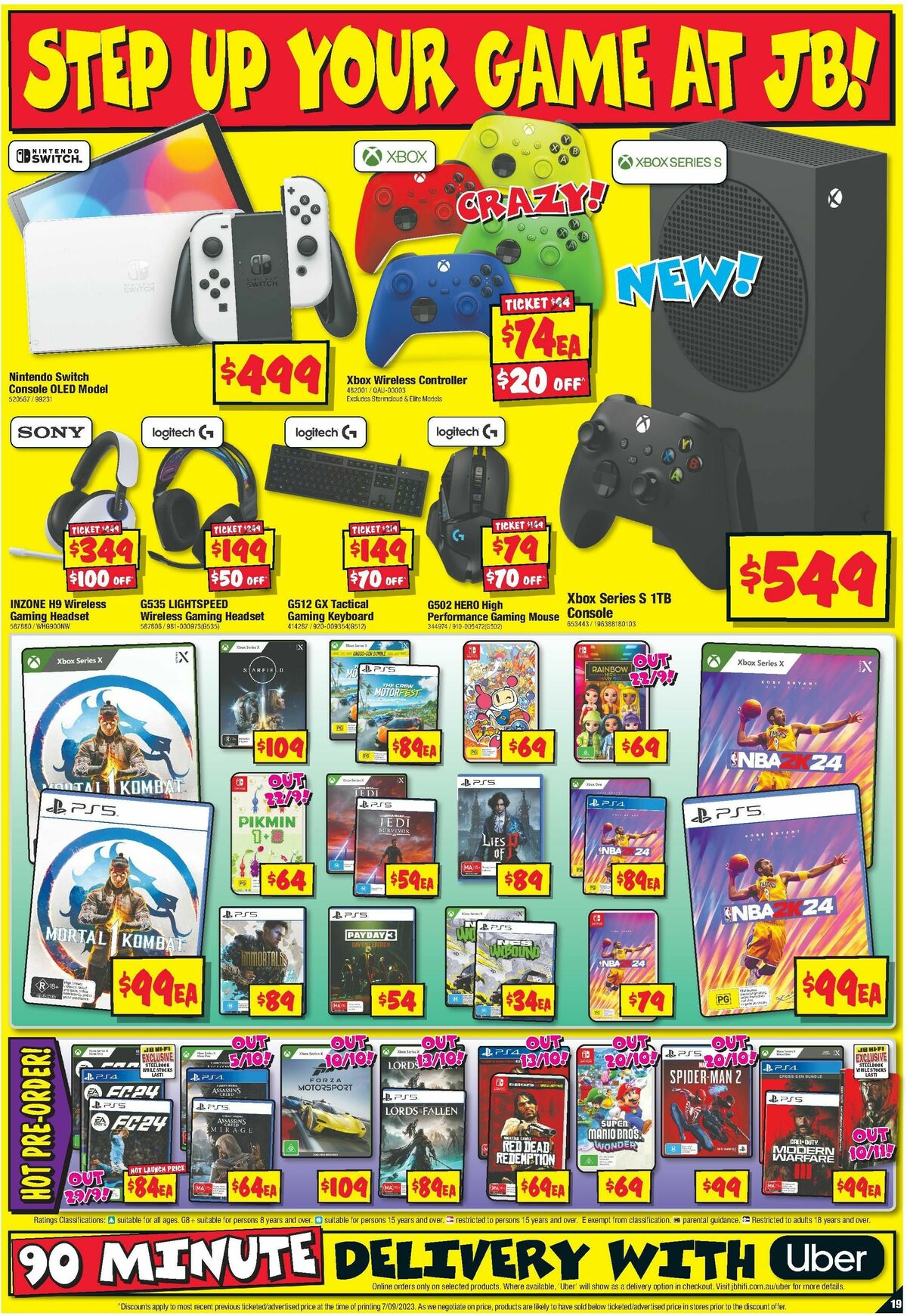 JB Hi-Fi Footy Finals Frenzy Catalogues from 21 September