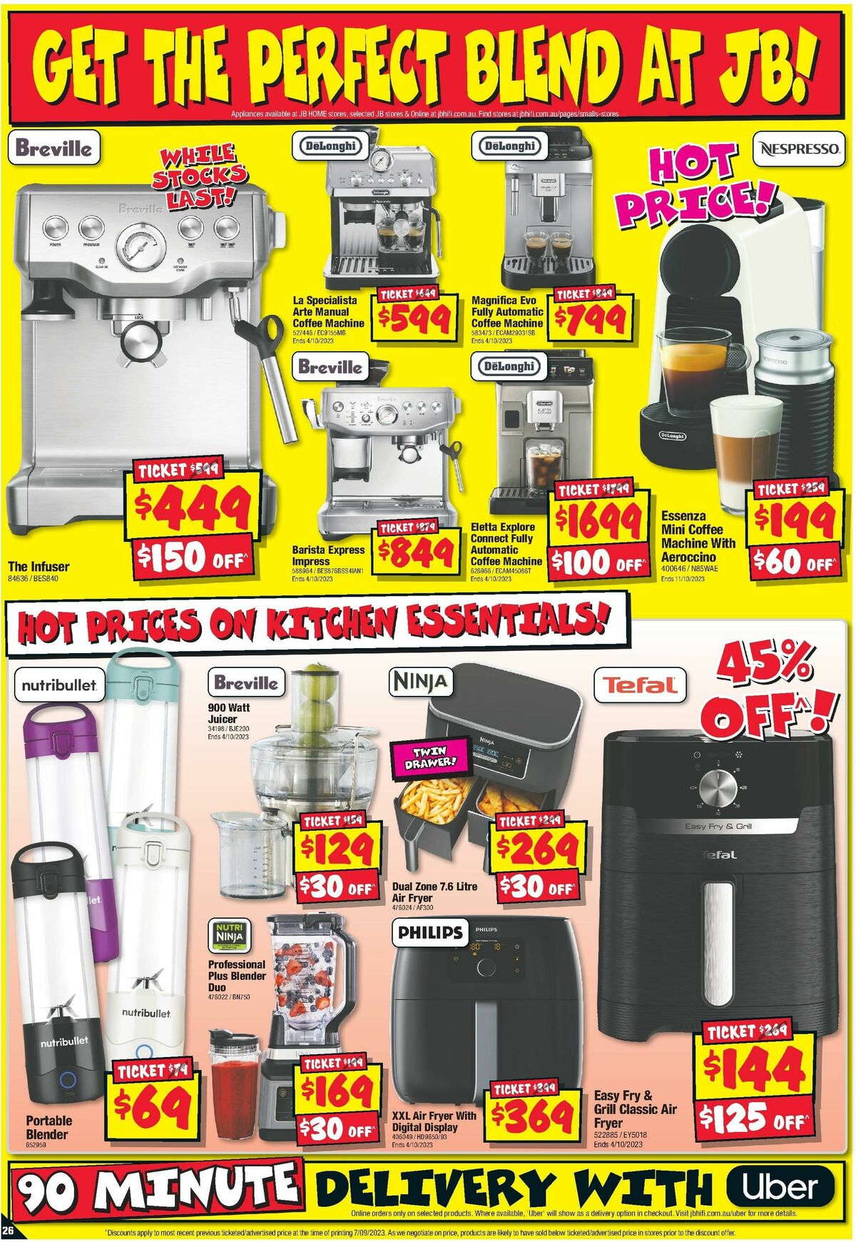 JB Hi-Fi Footy Finals Frenzy Catalogues from 21 September