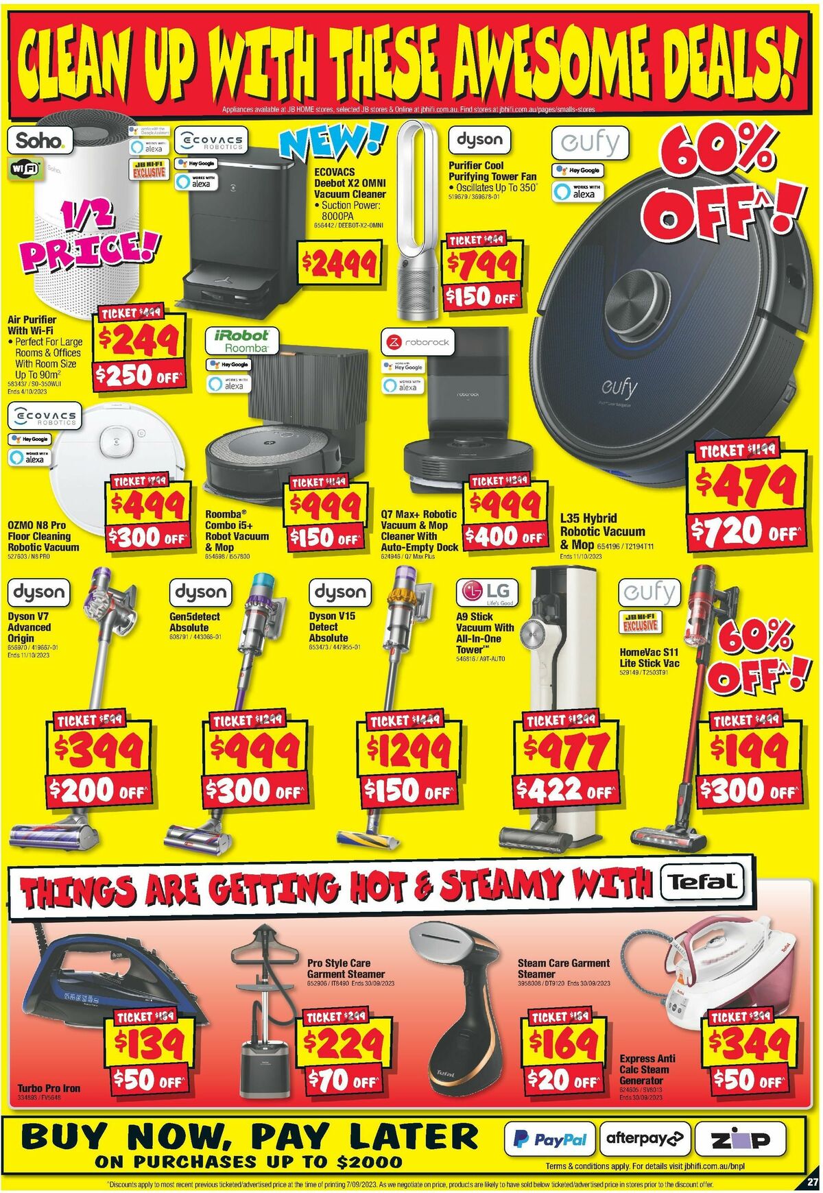 JB Hi-Fi Footy Finals Frenzy Catalogues from 21 September