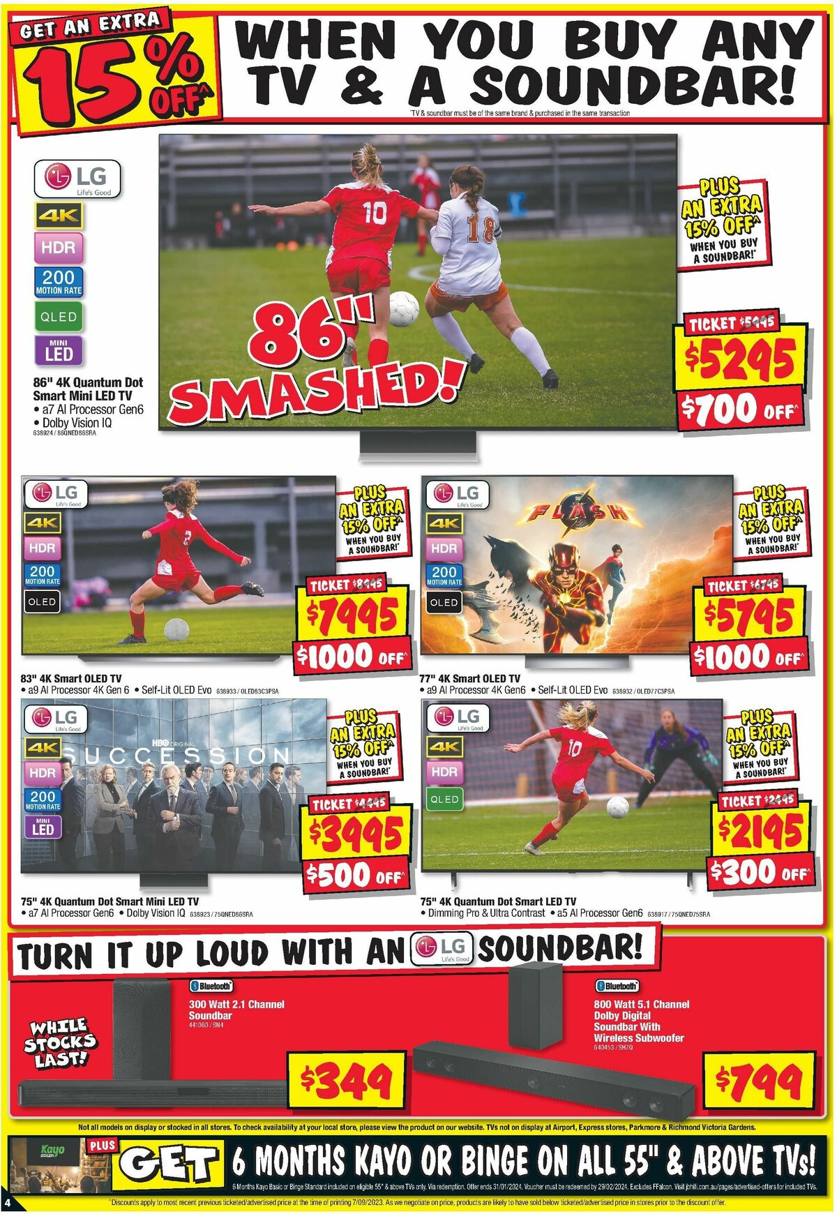 JB Hi-Fi Footy Finals Frenzy Catalogues from 21 September