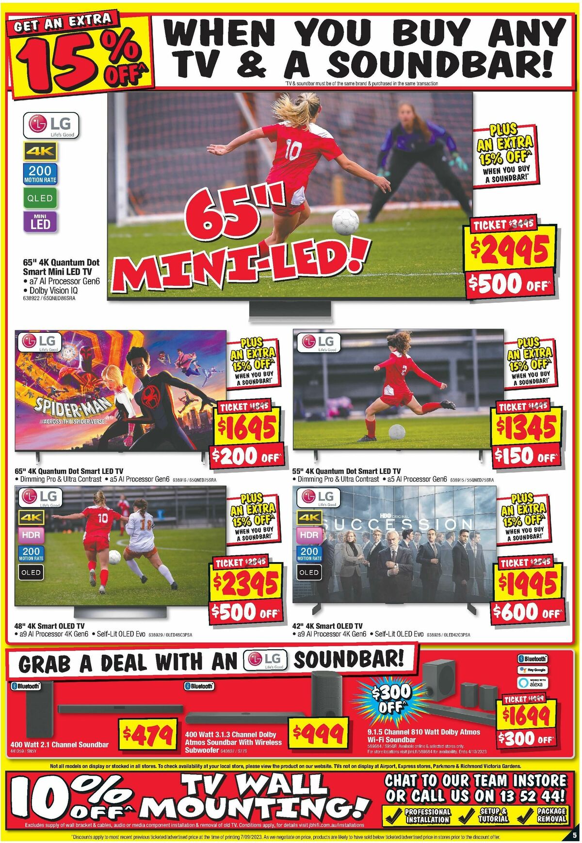 JB Hi-Fi Footy Finals Frenzy Catalogues from 21 September