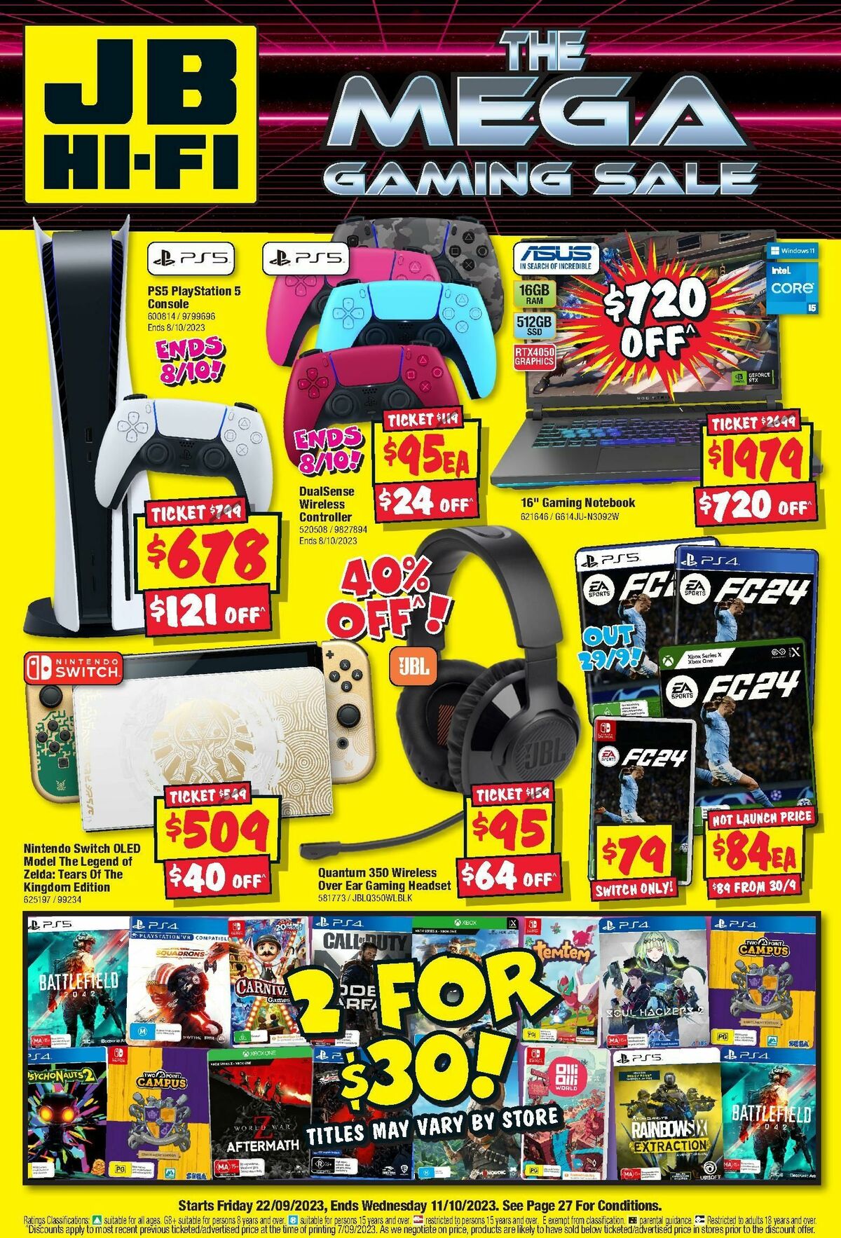 JB Hi-Fi Catalogues from 22 September