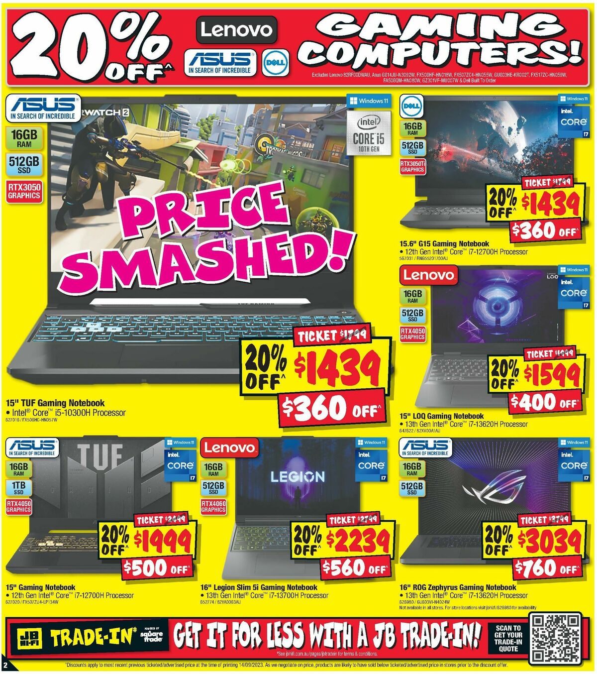 JB Hi-Fi Smashing Prices Catalogues from 28 September