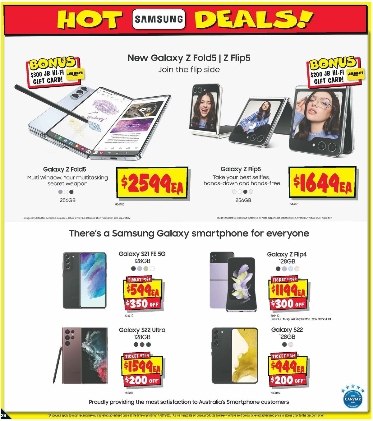 JB Hi-Fi Smashing Prices Catalogues from 28 September