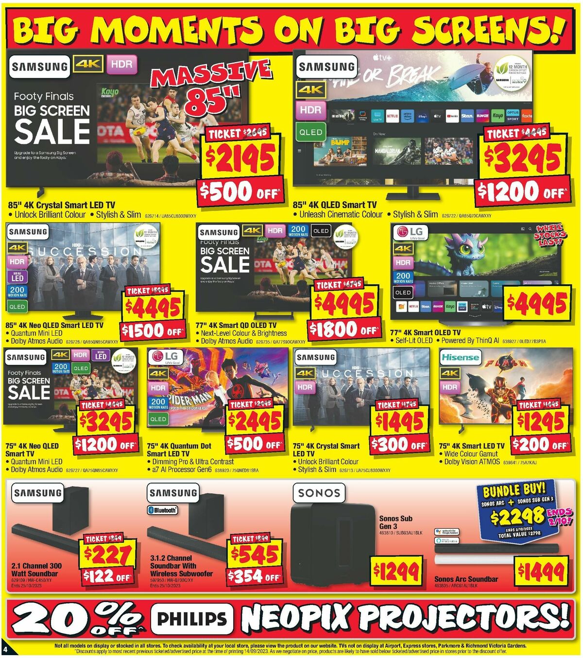 JB Hi-Fi Smashing Prices Catalogues from 28 September