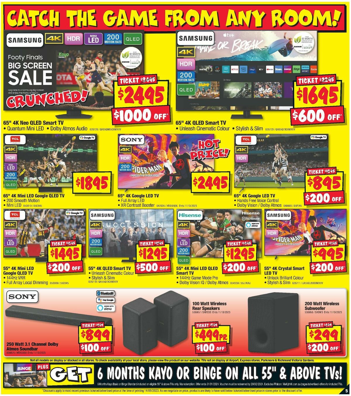 JB Hi-Fi Smashing Prices Catalogues from 28 September
