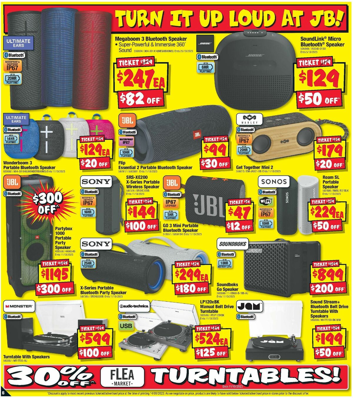 JB Hi-Fi Smashing Prices Catalogues from 28 September