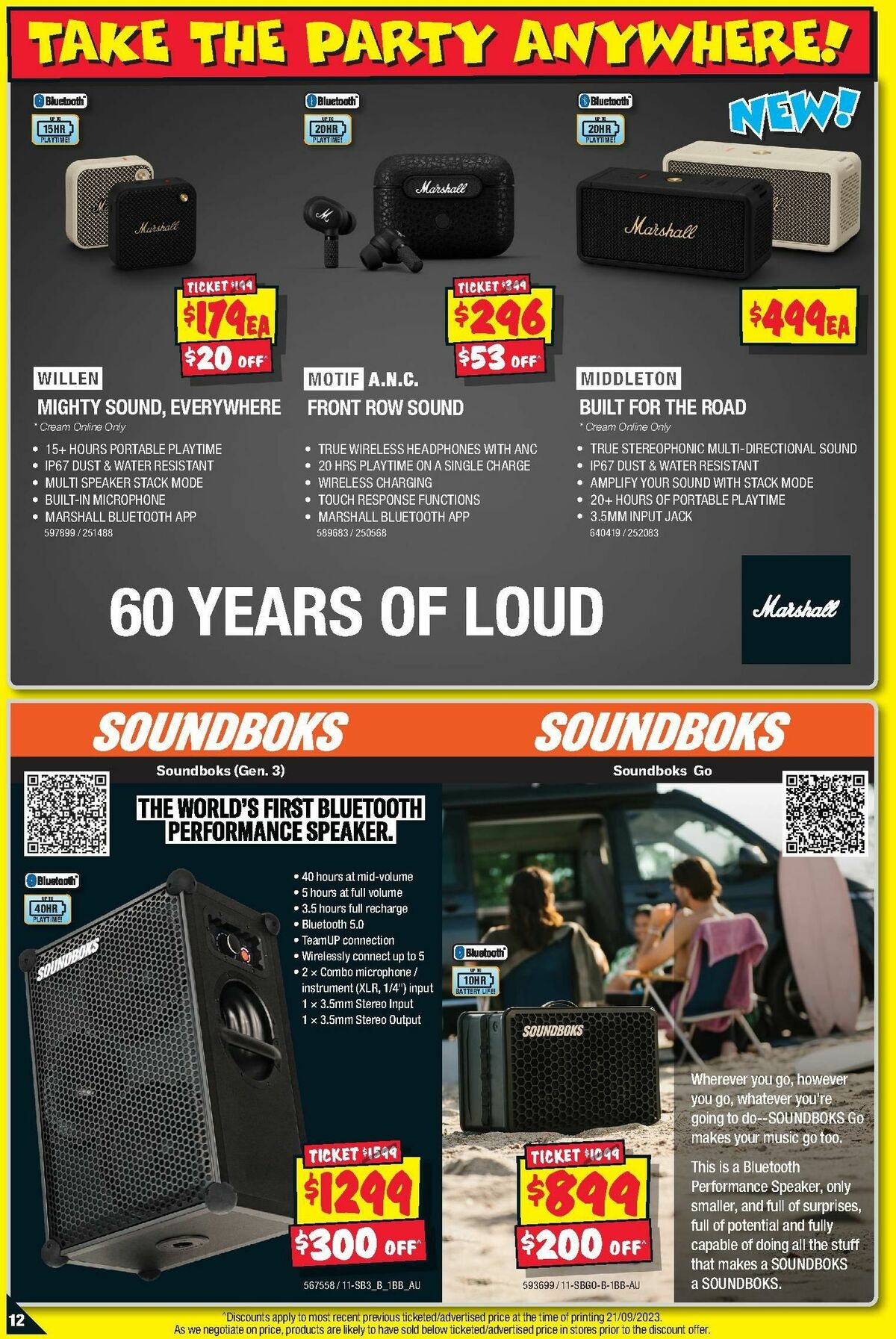 JB Hi-Fi Audio Bonanza Catalogues from 28 September