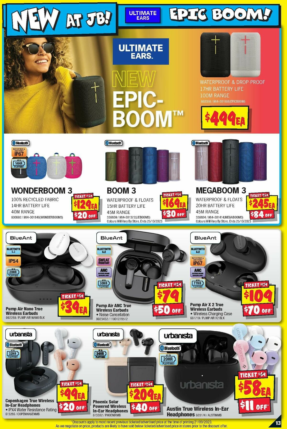 JB Hi-Fi Audio Bonanza Catalogues from 28 September