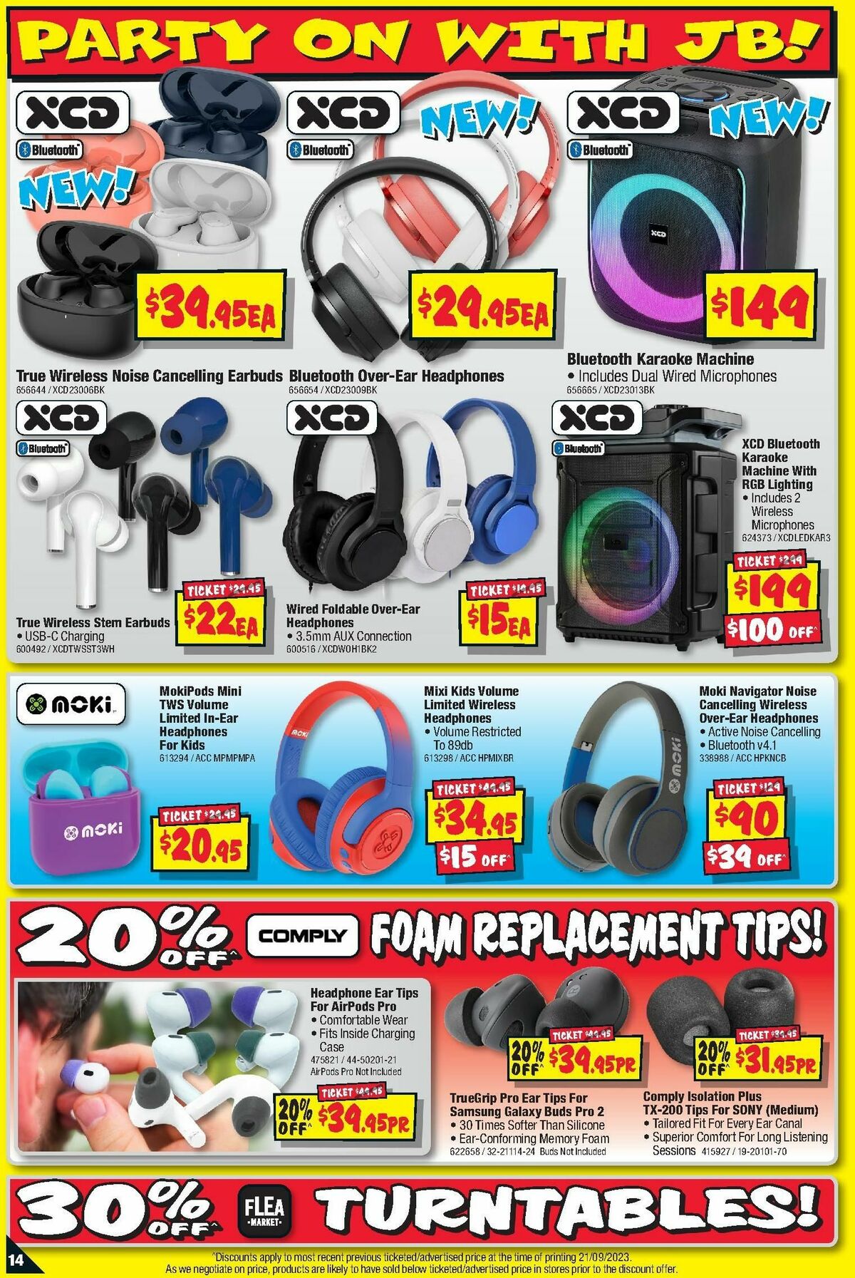 JB Hi-Fi Audio Bonanza Catalogues from 28 September