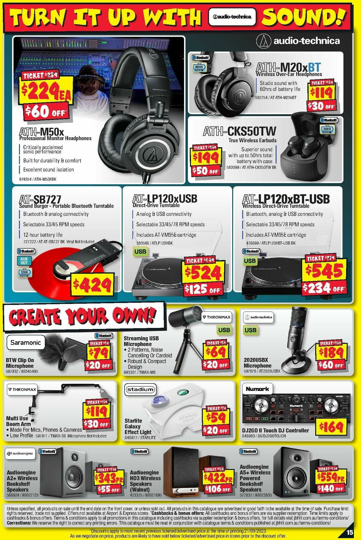 JB Hi-Fi Audio Bonanza Catalogues from 28 September